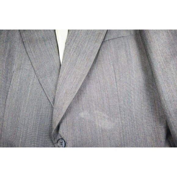 VINTAGE SANSABELT JAYMAR - MEN'S GRAY SUIT - SIZE 42S, PANTS SIZE 38 X 27.5 - Picture 5 of 16